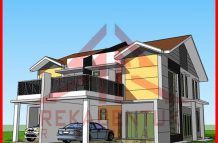 DESIGN RUMAH SEMI-D C2A-01 (4 bilik /3 bilik air -47