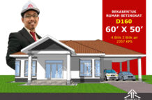 DESIGN RUMAH D160- PELAN RUMAH BANGLO 1 TINGKAT-4 BILIK (2357 KAKI PERSEGI-60’ X 50’)